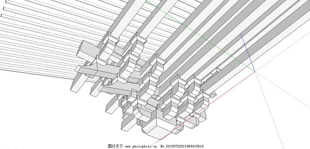 超详细中国古建斗拱(图片_建筑模型_3D设计_