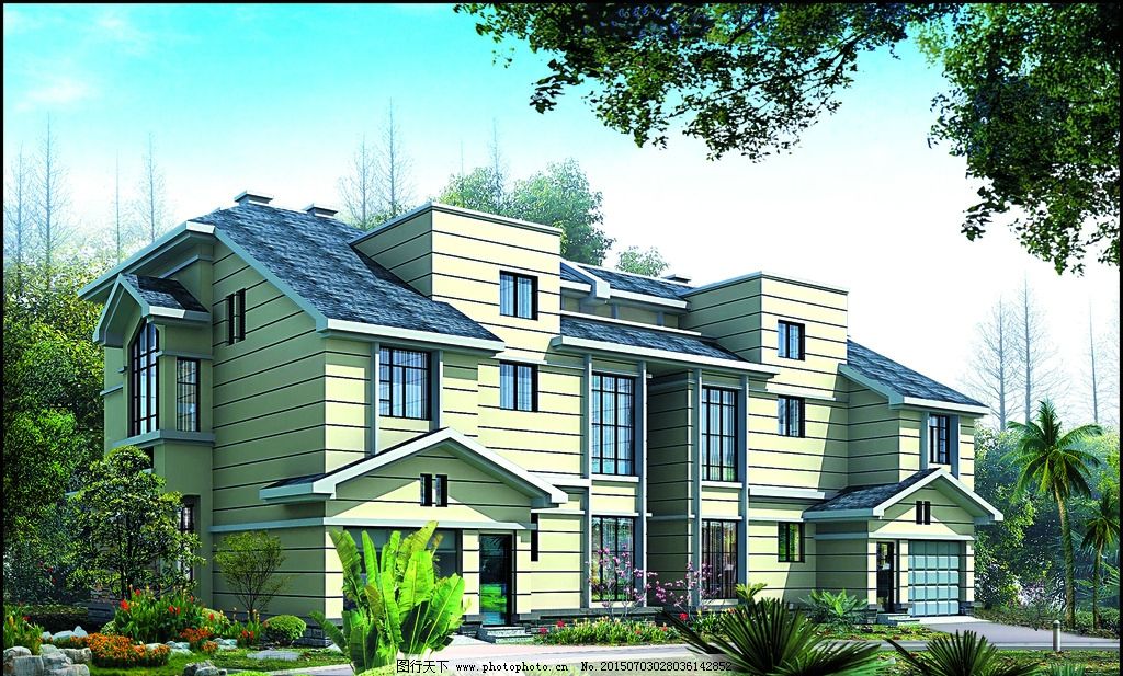 最美别墅外观造型|建筑造型 别墅设计 渡假别墅