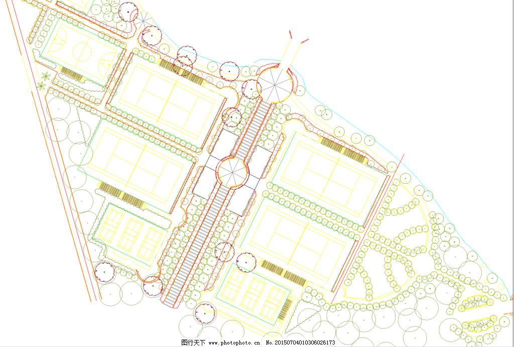公园景观 运动场图片_园林景观_装饰素材_图行天下图库