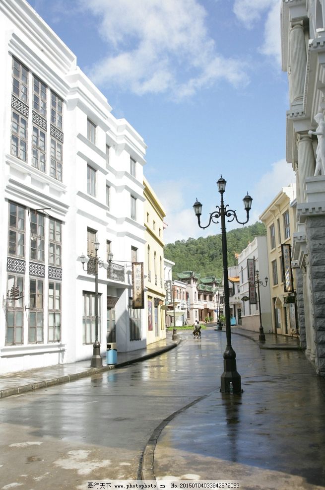 欧式建筑 外景 拍摄 景观 摄影 外拍 中山影视城 国内旅游