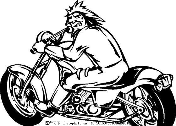 雷霆战车 摩托车 矢量EPS_074图片