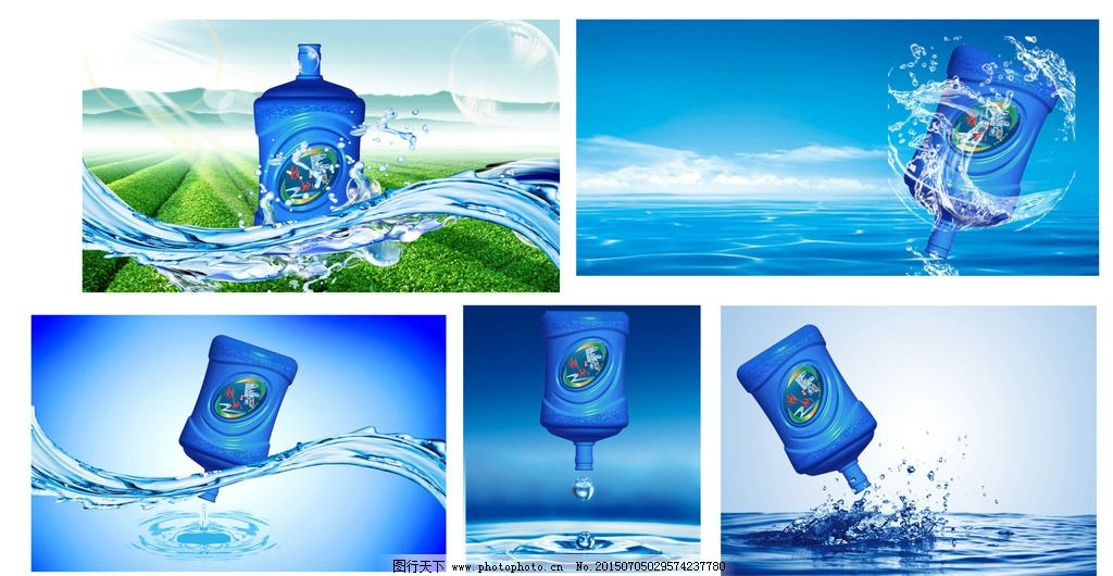 桶装水广告图片
