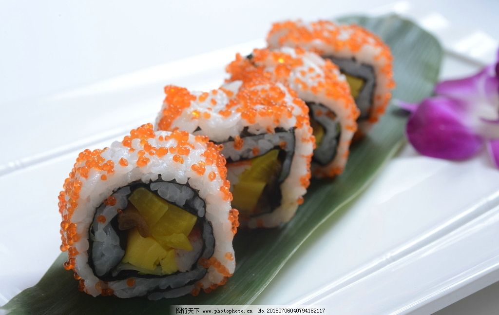天妇罗虾卷 寿司图片,料理 日式料理 日本风味 
