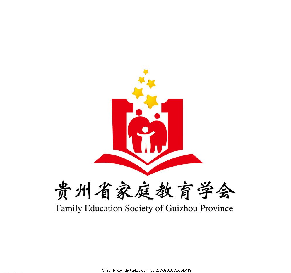家庭教育学会LOGO设计提案图片