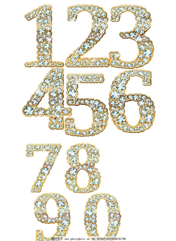 123456789数字图片