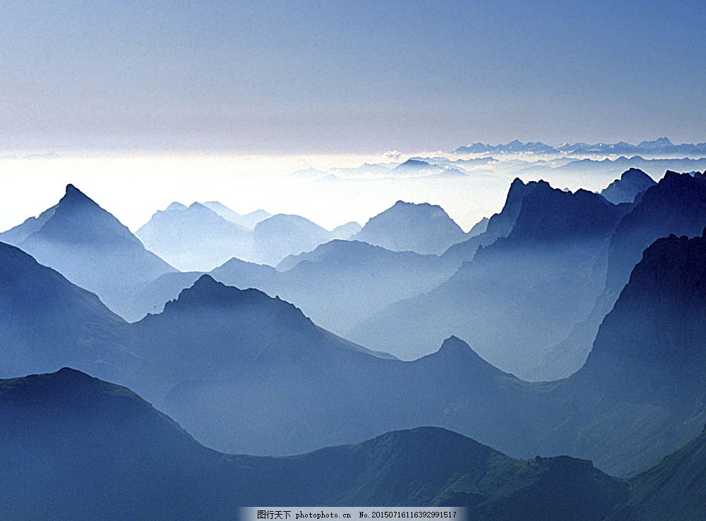 高山风景014 山景 山峰 山峦 美丽风景 生态环境 自然景观