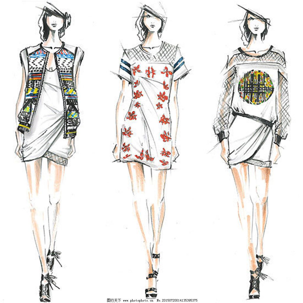 Model sketching fashion designs 17 Model sketching fashion designs 41
