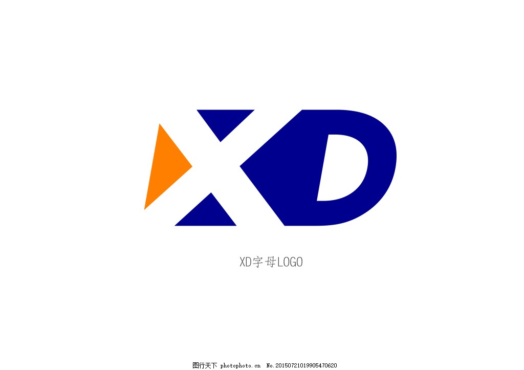 XD字母logo图片
