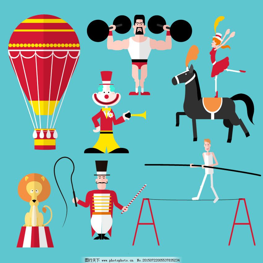 马戏团里面的散布符号和常规符号的区别是什么