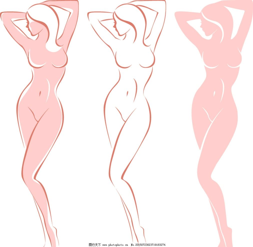 女性优美身材线条图片