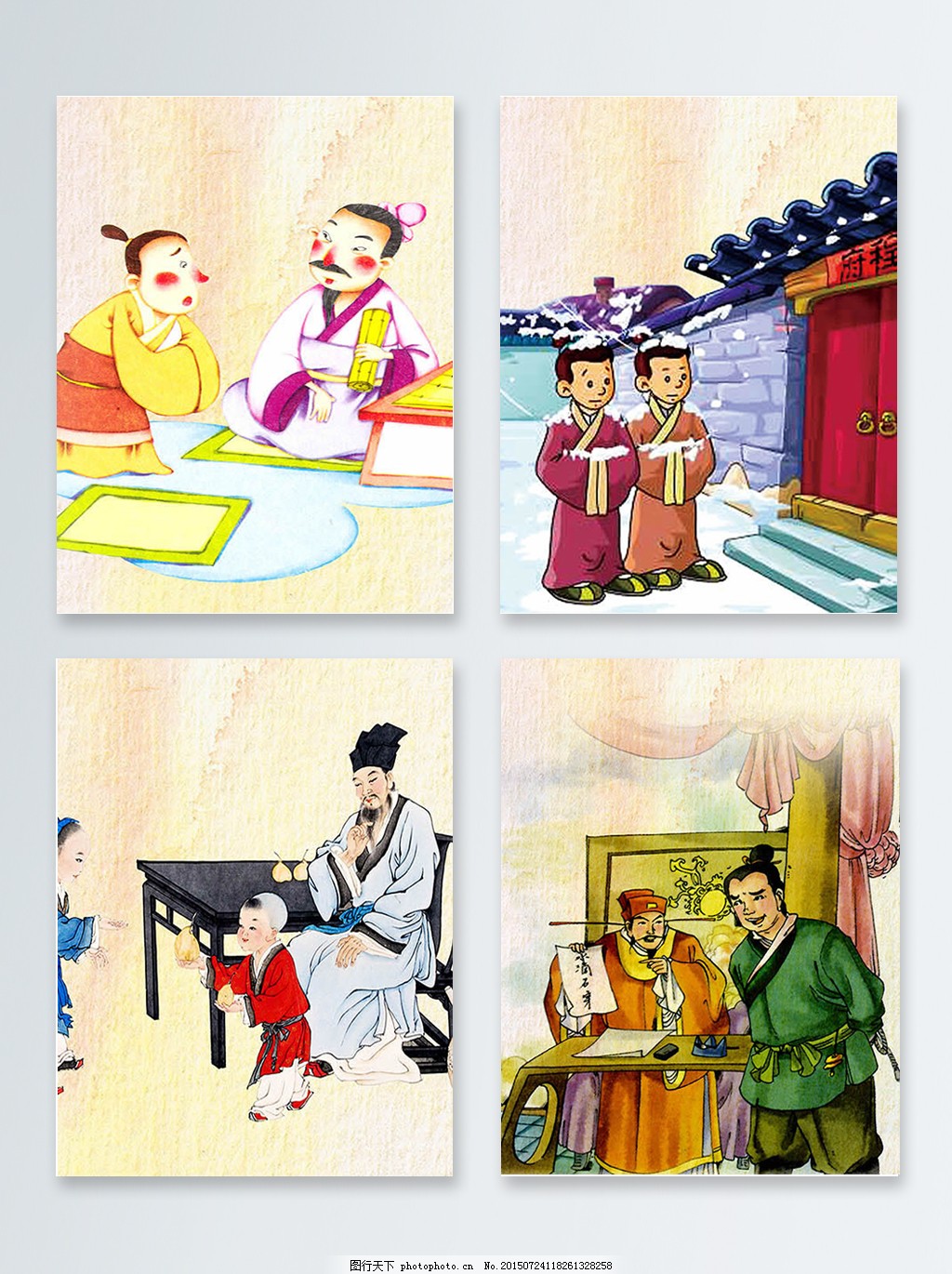 古代小孩创意背景图 古代小孩创意背景图