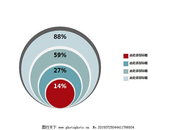 数据比例包含关系PPT图