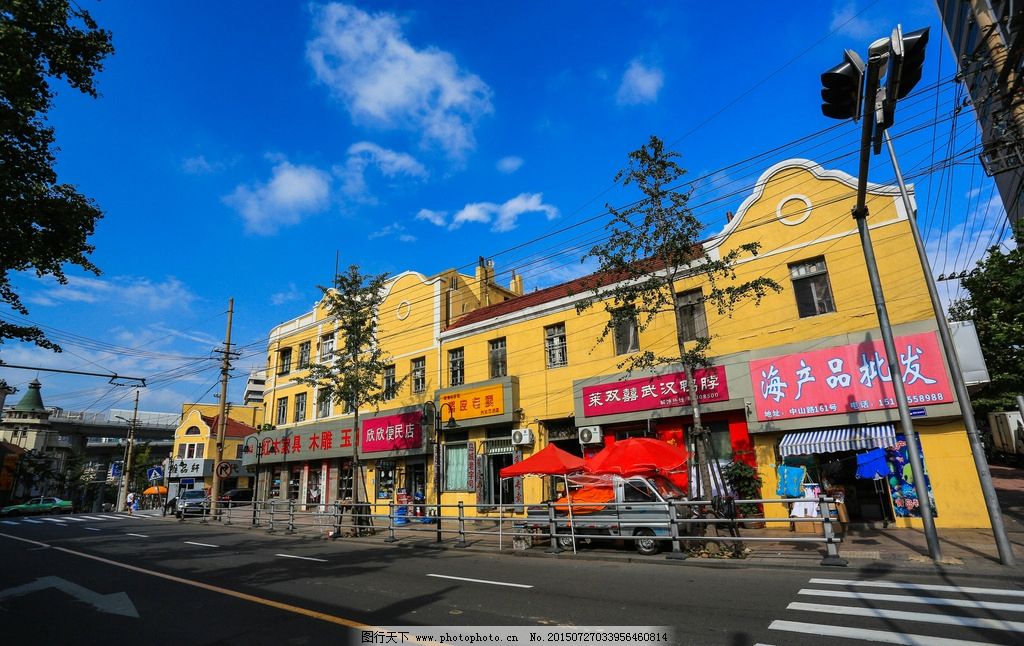 青岛 中山路商业街 山东 建筑 街道 购物 繁华 商业街区 商场 欧洲_cninr 青岛 中山路商业街 山东 建筑 街道 购物 繁华 商业街区 商场 欧洲