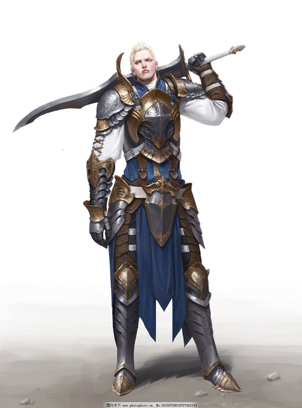 游戏战士人物原画