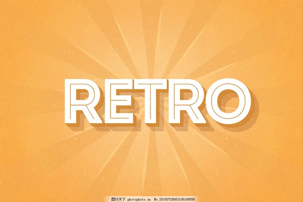 光明四散背景英文标志psd源文件