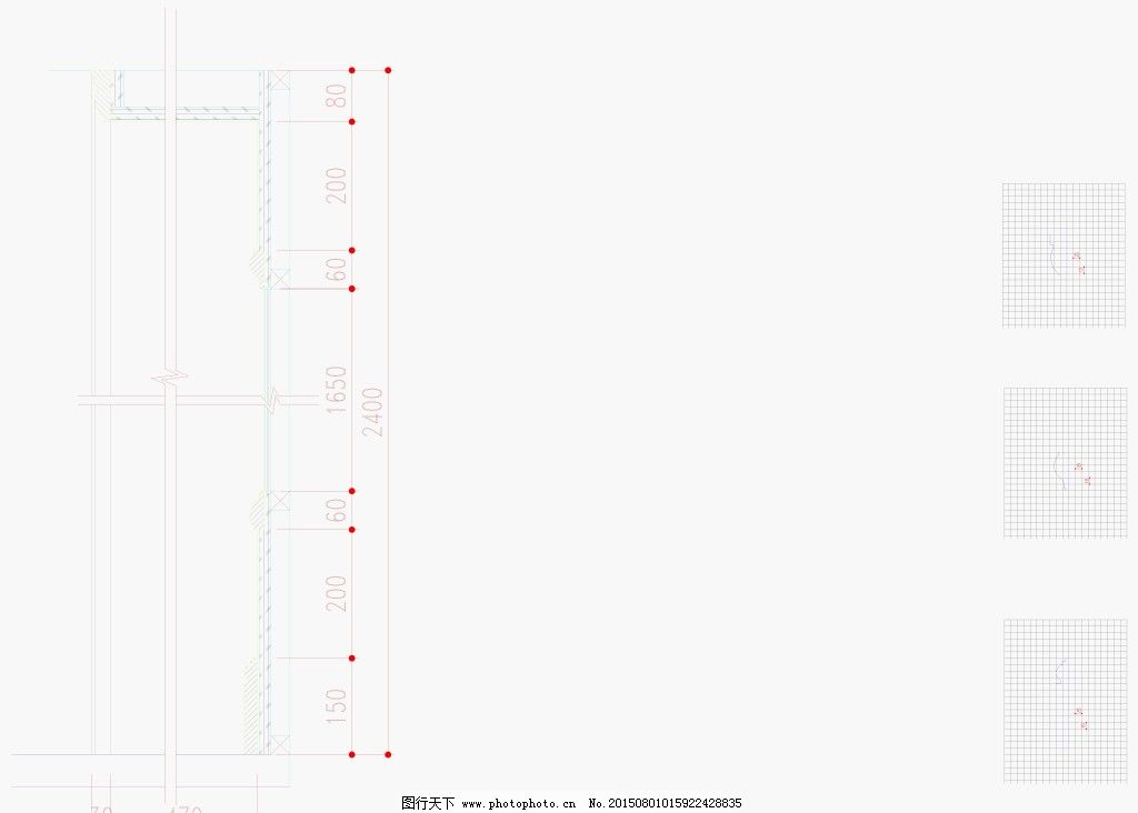 图纸鞋柜玄关_建筑背景_CAD图纸_图行天下图一块整cad如何素材分割图片