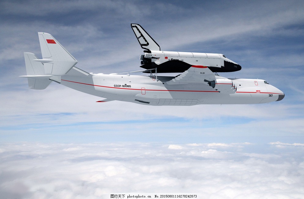 现代科技_画画航天飞机