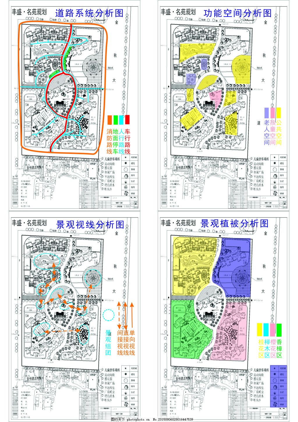 圆明园手绘分析图