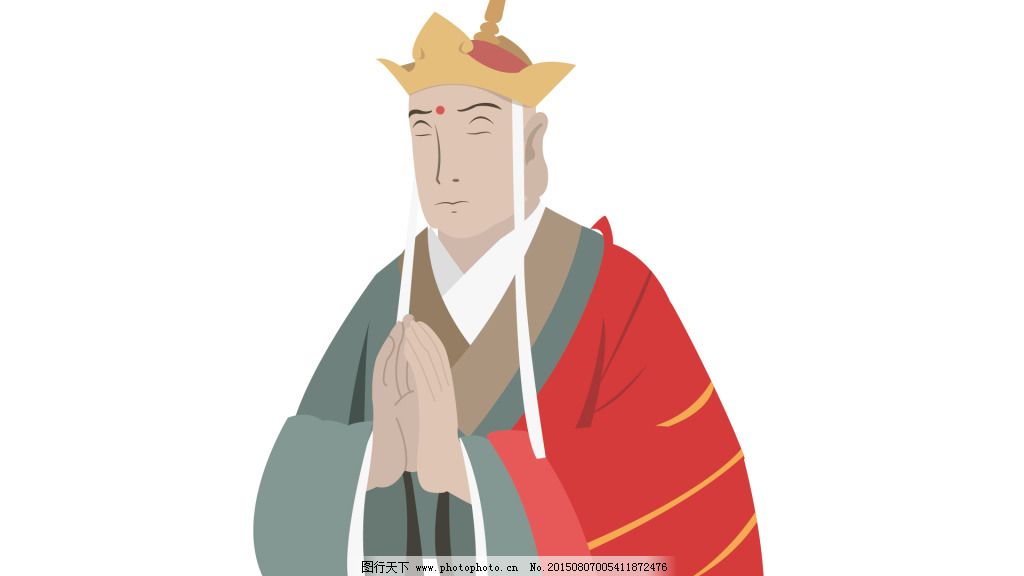 西游记动画片唐僧念经图片