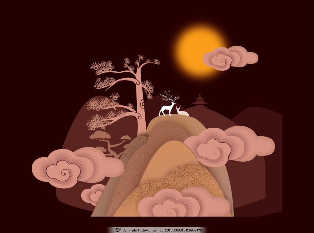 红色简约风格背景素材 红色简约风格背景素材