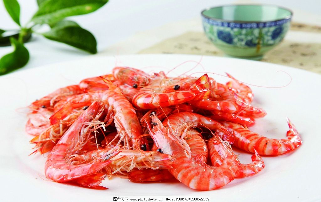 白灼基围虾图片