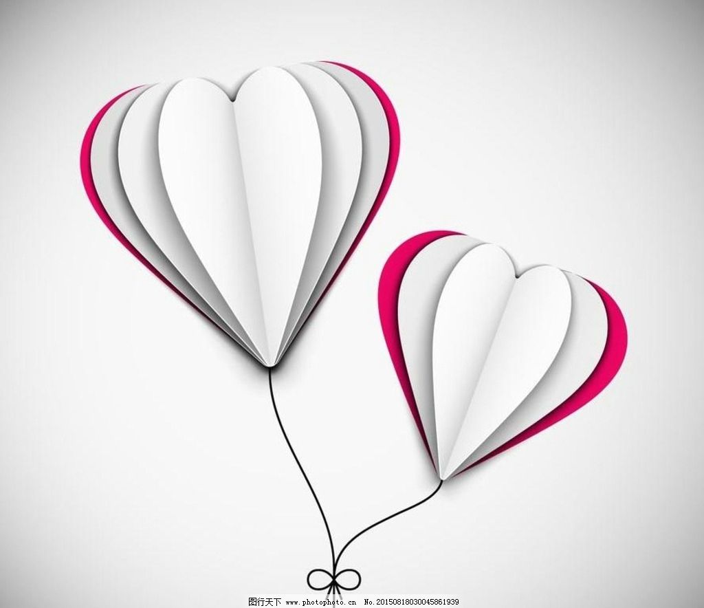 立体爱心的画法