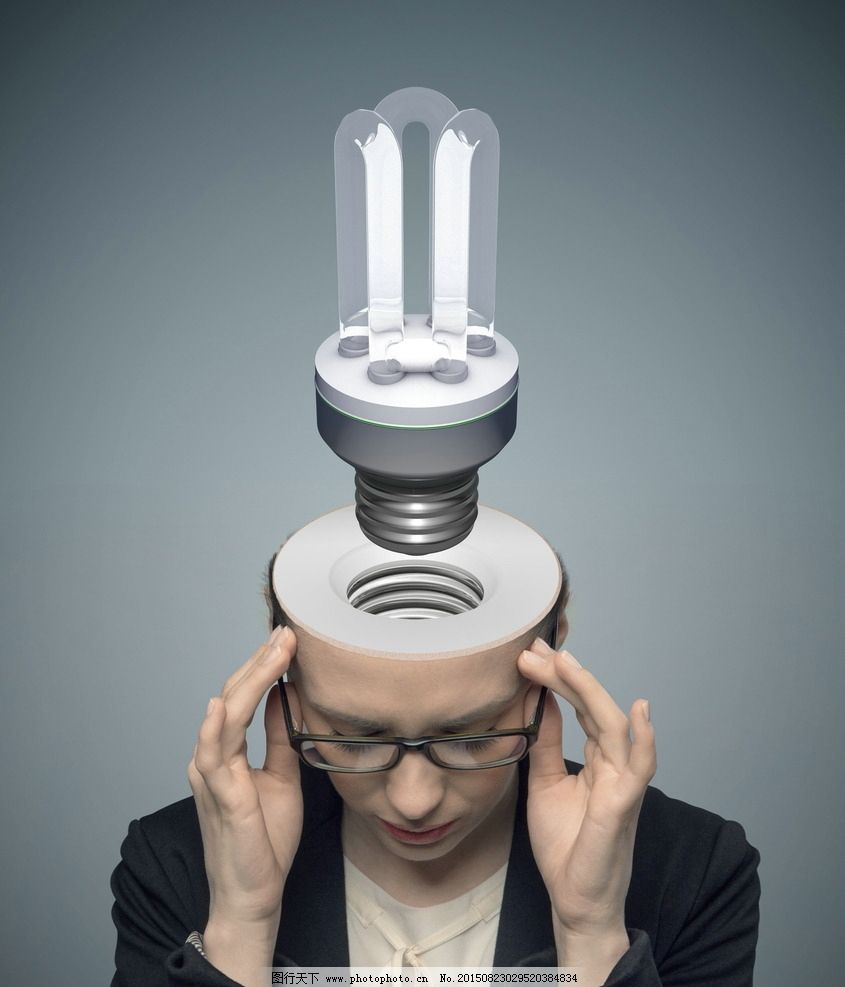 用脑过度另类设计图片_设计案例_广告设计_图