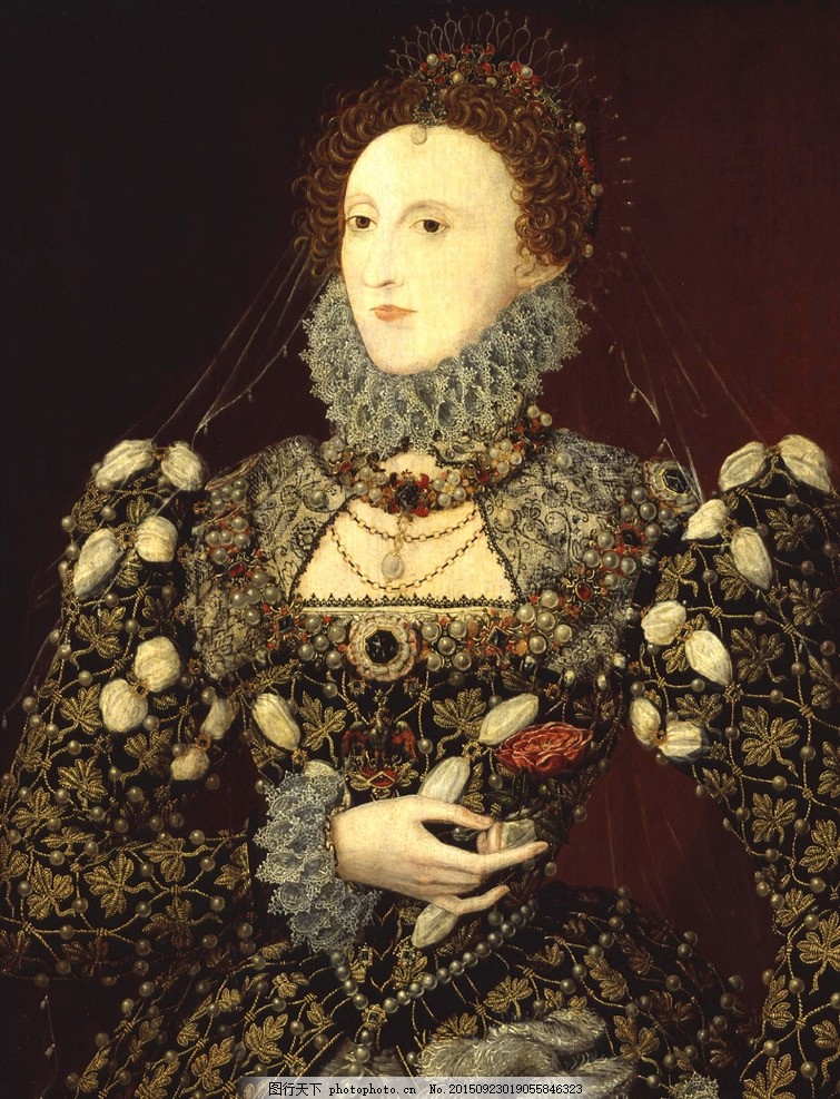 英国女王伊丽莎白一世图片_绘画书法_文化艺术_图行天下图库