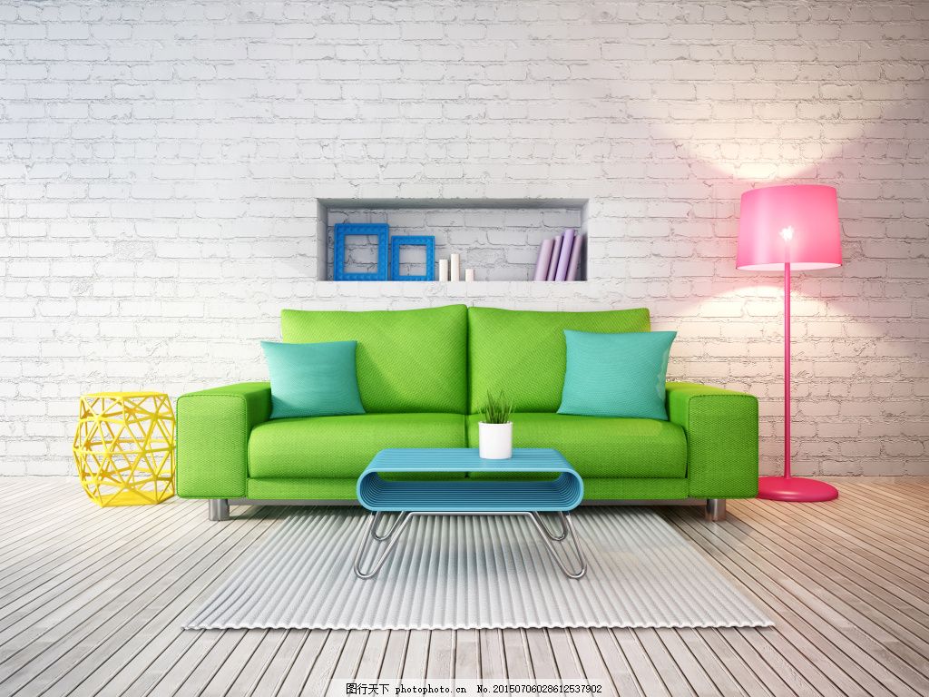 Recamier ___橄榄绿色系躺椅沙发设计