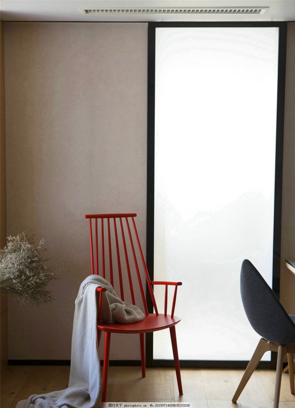 中式时尚客厅杏色裂纹壁纸室内装修效果图图片素材-编号29038918-图行天下