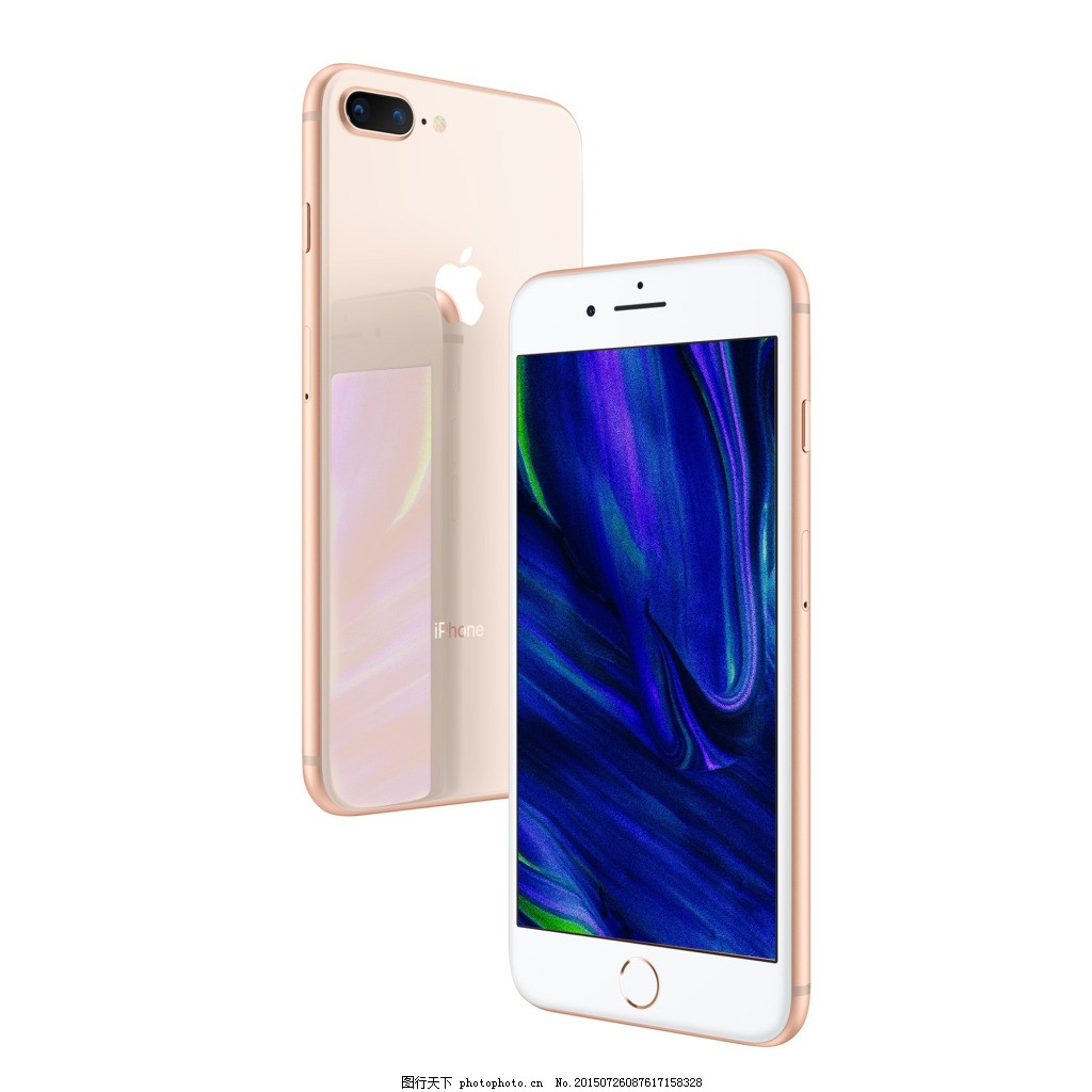 苹果iphone8新品玻璃材质样机机样图片 电子设备样机 样机素材 图行天下素材网
