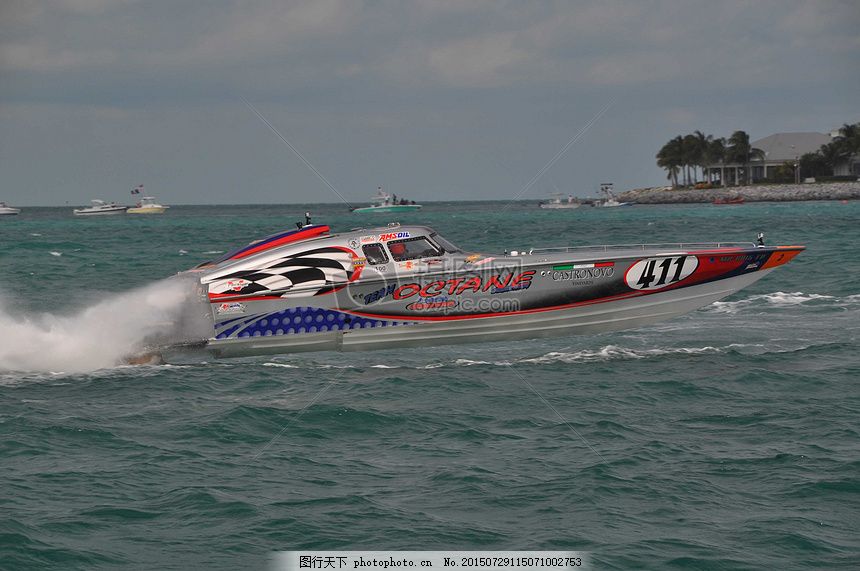 海面上的快艇,超级快艇,基韦斯特种族,基韦斯特,超级龙舟波纹,蓝色,白色,jpg,红色,JPG