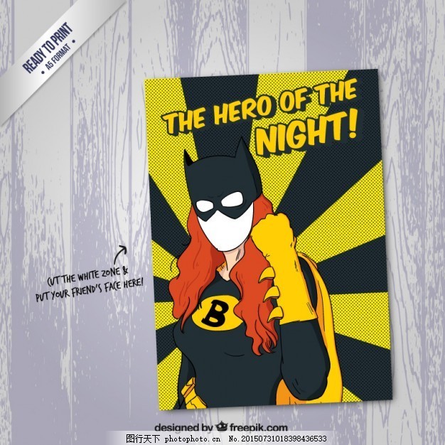 女英雄卡图片 动漫人物 动漫卡通 图行天下素材网