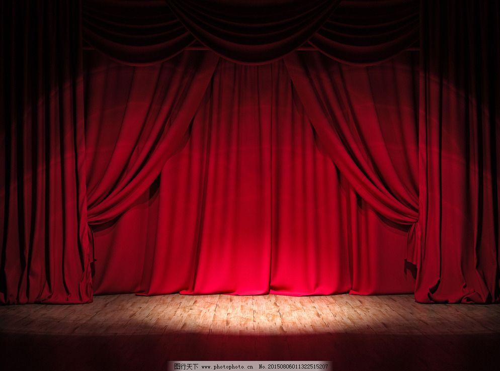 电影院 红色幕布 环境设计 剧场 开幕 幕布 窗帘 舞台 帷幔 帷幕 幕帘